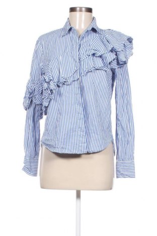 Γυναικείο πουκάμισο Sfera, Μέγεθος L, Χρώμα Μπλέ, Τιμή 12,79 €