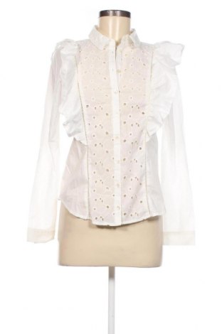 Γυναικείο πουκάμισο Springfield, Μέγεθος S, Χρώμα Λευκό, Τιμή 23,63 €