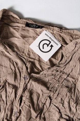 Γυναικείο πουκάμισο Tippy, Μέγεθος L, Χρώμα  Μπέζ, Τιμή 15,46 €