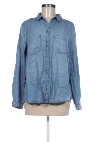 Γυναικείο πουκάμισο Tom Tailor, Μέγεθος M, Χρώμα Μπλέ, Τιμή 17,36 €
