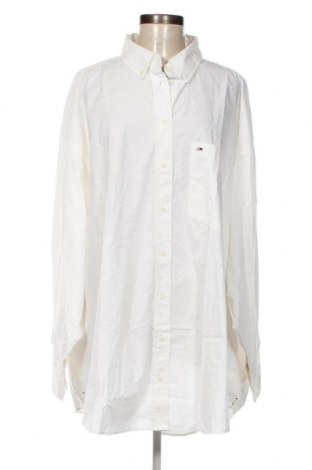 Γυναικείο πουκάμισο Tommy Jeans, Μέγεθος 3XL, Χρώμα Λευκό, Τιμή 44,23 €