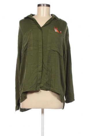 Γυναικείο πουκάμισο Top Secret, Μέγεθος S, Χρώμα Πράσινο, Τιμή 6,85 €