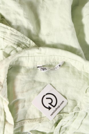 Dámska košeľa  Zara, Veľkosť M, Farba Zelená, Cena  15,31 €
