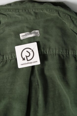 Cămașă de femei Zara, Mărime M, Culoare Verde, Preț 39,80 Lei