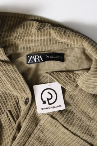 Γυναικείο πουκάμισο Zara, Μέγεθος M, Χρώμα Πράσινο, Τιμή 5,85 €