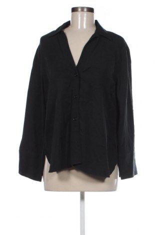 Γυναικείο πουκάμισο Zara, Μέγεθος L, Χρώμα Μαύρο, Τιμή 7,56 €