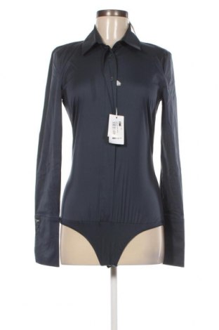 Damenhemd-Body Patrizia Pepe, Größe M, Farbe Blau, Preis € 124,23