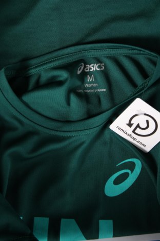 Γυναικείο t-shirt ASICS, Μέγεθος M, Χρώμα Πράσινο, Τιμή 14,20 €