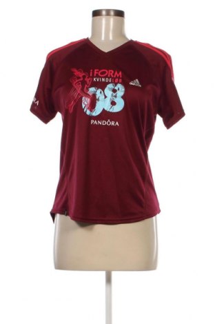 Damen T-Shirt Adidas, Größe L, Farbe Rot, Preis 7,04 €