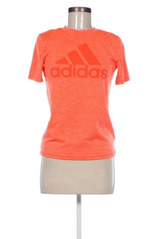 Дамска тениска Adidas, Размер S, Цвят Оранжев, Цена 27,00 лв.