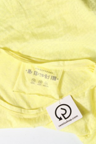 Γυναικείο t-shirt Atmosphere, Μέγεθος M, Χρώμα Κίτρινο, Τιμή 6,65 €