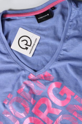 Γυναικείο t-shirt Bjorn Borg, Μέγεθος S, Χρώμα Μπλέ, Τιμή 7,46 €
