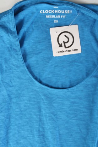 Damen T-Shirt Clockhouse, Größe XS, Farbe Blau, Preis 3,39 €