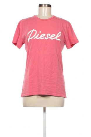 Γυναικείο t-shirt Diesel, Μέγεθος L, Χρώμα Ρόζ , Τιμή 25,40 €