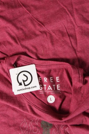 Γυναικείο t-shirt Free State, Μέγεθος L, Χρώμα Ρόζ , Τιμή 8,04 €