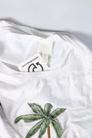 Γυναικείο t-shirt H&M, Μέγεθος M, Χρώμα Λευκό, Τιμή 3,99 €