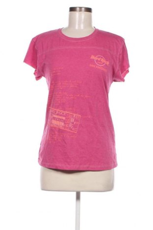 Damen T-Shirt Hard Rock Cafe, Größe XL, Farbe Rosa, Preis 11,13 €