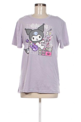 Γυναικείο t-shirt Hello Kitty, Μέγεθος M, Χρώμα Βιολετί, Τιμή 9,74 €