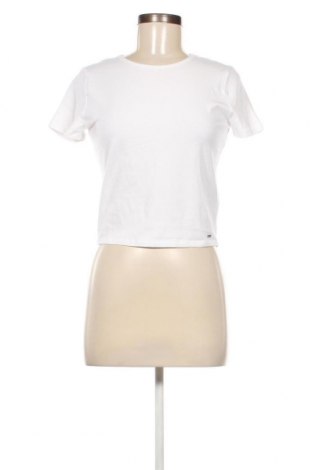 Damen T-Shirt Hollister, Größe L, Farbe Weiß, Preis € 18,56