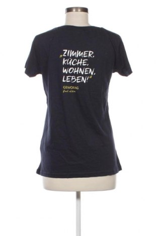 Γυναικείο t-shirt James & Nicholson, Μέγεθος L, Χρώμα Μπλέ, Τιμή 11,69 €