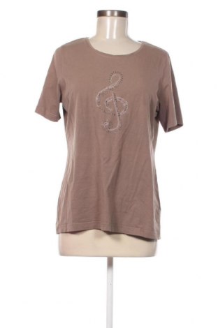 Damen T-Shirt Marco Pecci, Größe L, Farbe Braun, Preis € 8,60