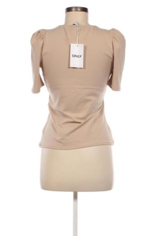 Γυναικείο t-shirt ONLY, Μέγεθος M, Χρώμα  Μπέζ, Τιμή 15,98 €