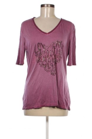 Γυναικείο t-shirt Oui, Μέγεθος L, Χρώμα Βιολετί, Τιμή 8,40 €