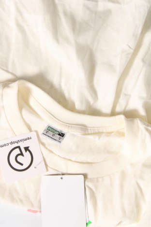 Γυναικείο t-shirt PUMA, Μέγεθος M, Χρώμα Εκρού, Τιμή 30,68 €