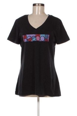 Γυναικείο t-shirt Reebok, Μέγεθος XL, Χρώμα Μαύρο, Τιμή 13,81 €
