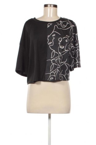 Γυναικείο t-shirt SHEIN, Μέγεθος XL, Χρώμα Μαύρο, Τιμή 8,04 €