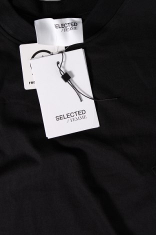 Дамска тениска Selected Femme, Размер S, Цвят Черен, Цена 62,00 лв.