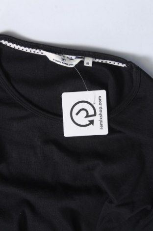 Γυναικείο t-shirt Tom Tailor, Μέγεθος M, Χρώμα Μαύρο, Τιμή 8,00 €