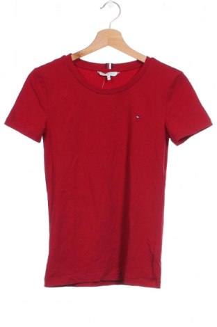 Γυναικείο t-shirt Tommy Hilfiger, Μέγεθος XS, Χρώμα Κόκκινο, Τιμή 17,44 €