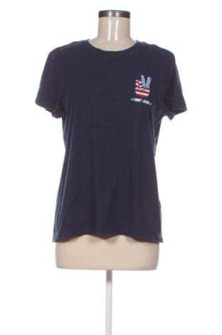 Damen T-Shirt Tommy Jeans, Größe L, Farbe Blau, Preis 18,93 €