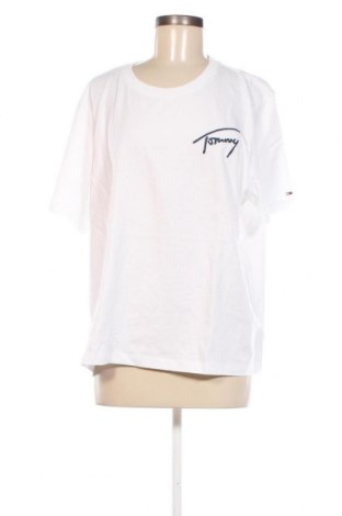 Damen T-Shirt Tommy Jeans, Größe XXL, Farbe Weiß, Preis 53,58 €