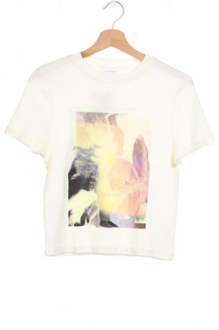 Γυναικείο t-shirt Topshop, Μέγεθος M, Χρώμα Εκρού, Τιμή 18,56 €