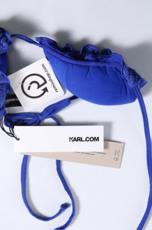 Costum de baie de damă Karl Lagerfeld, Mărime S, Culoare Albastru, Preț 391,45 Lei