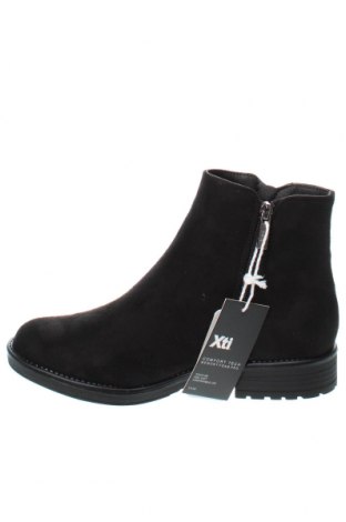 Botine de damă Xti, Mărime 37, Culoare Negru, Preț 460,53 Lei