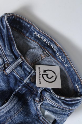 Damskie jeansy American Eagle, Rozmiar XXS, Kolor Niebieski, Cena 63,40 zł