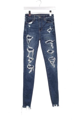 Damskie jeansy American Eagle, Rozmiar XS, Kolor Niebieski, Cena 45,90 zł