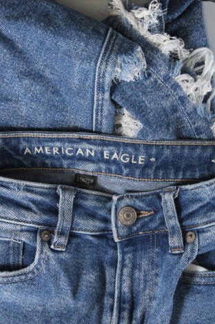 Дамски дънки American Eagle, Размер XS, Цвят Син, Цена 41,00 лв.