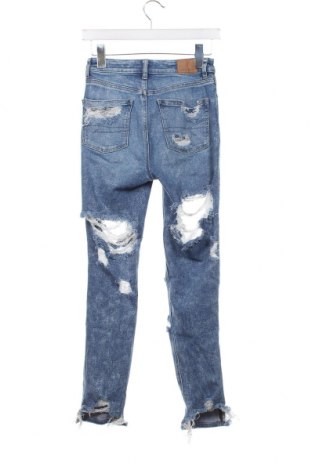 Damskie jeansy American Eagle, Rozmiar XS, Kolor Niebieski, Cena 131,14 zł