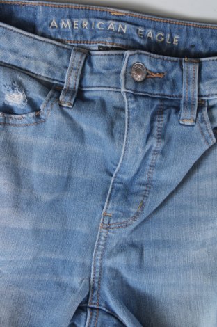 Damskie jeansy American Eagle, Rozmiar XS, Kolor Niebieski, Cena 39,34 zł