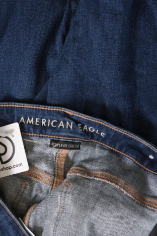 Дамски дънки American Eagle, Размер XL, Цвят Син, Цена 10,99 лв.