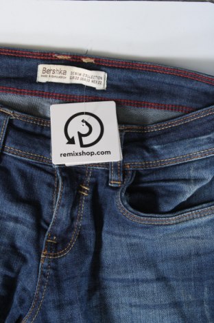 Damskie jeansy Bershka, Rozmiar XXS, Kolor Niebieski, Cena 37,10 zł