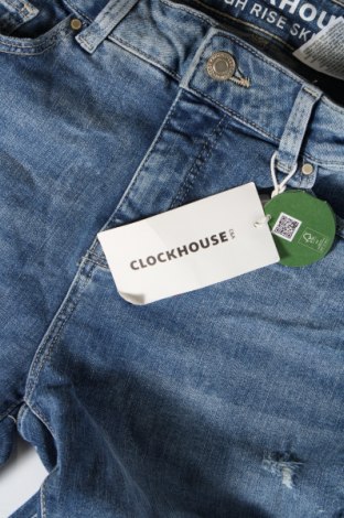 Blugi de femei Clockhouse, Mărime XL, Culoare Albastru, Preț 83,23 Lei