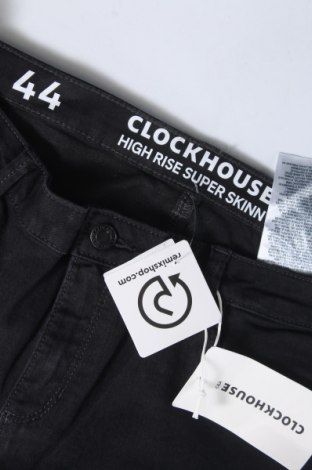Damskie jeansy Clockhouse, Rozmiar XL, Kolor Czarny, Cena 66,21 zł