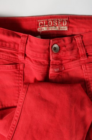 Dámské džíny  Closed, Velikost S, Barva Červená, Cena  721,00 Kč