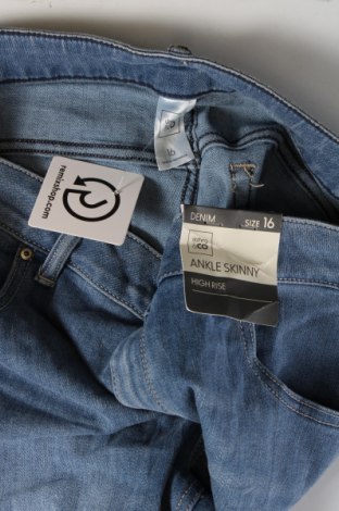 Dámske džínsy  Clothing & Co, Veľkosť XL, Farba Modrá, Cena  11,74 €