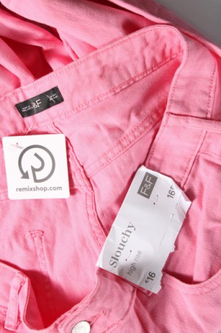 Damen Jeans F&F, Größe XL, Farbe Rosa, Preis 14,40 €